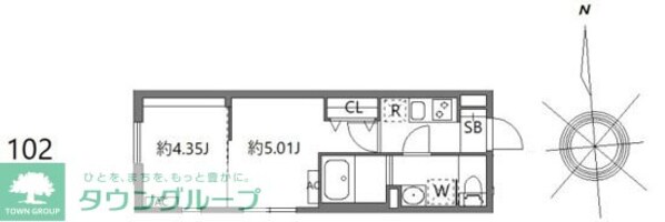 ルオーレ上北沢駅前の物件間取画像